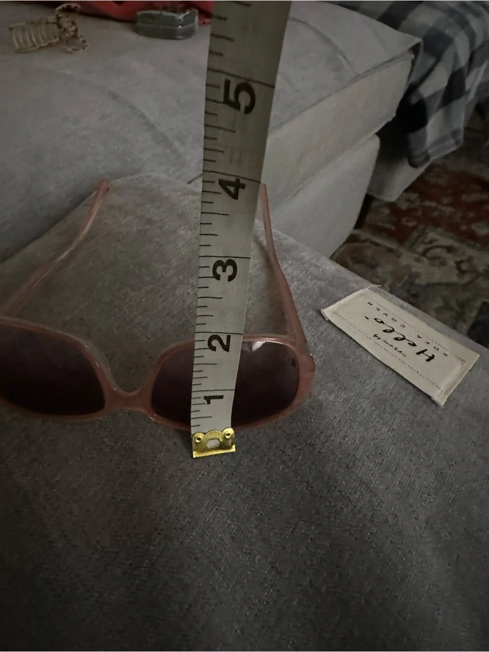 Coach Pink Gradient Square Sunglasses